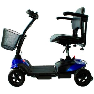 Mobiclinic Scooter électrique pour personne âgée | 4 roues | Compact et démontable | Auton. 10 km | 12V