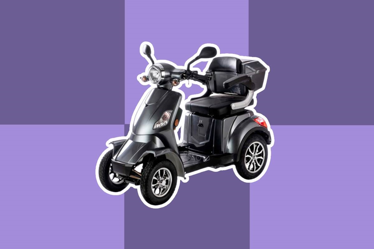 Scooter électrique PMR 4 Roues Personne à mobilité réduite 1000W FASTER  VELECO