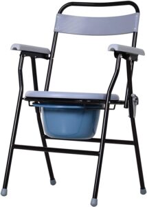 HOMCOM Chaise percée - chaise de douche pliable