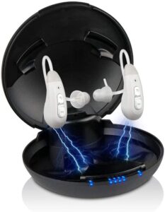 Jinghao Rechargeable Amplificateur Auditif Invisible BTE