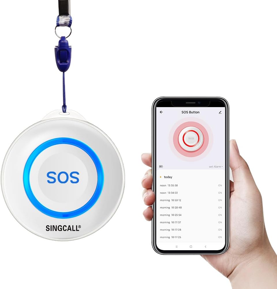 SINGCALL Tuya WiFi Smart Bouton d'urgence